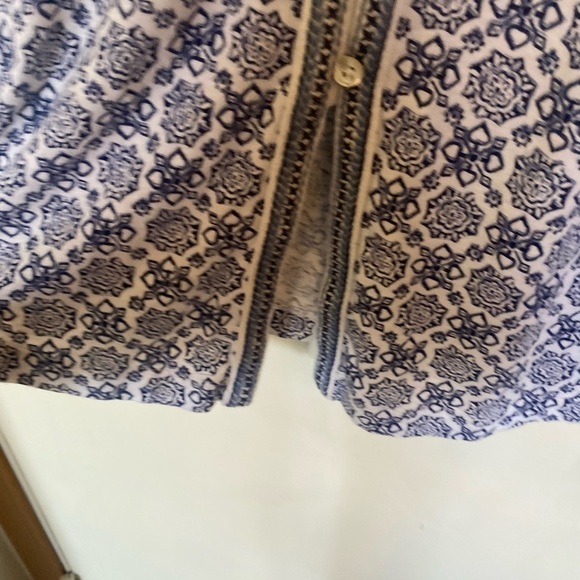 J. Jill women’s button down front tunic sleeveless top medium - Picture 5 of 8